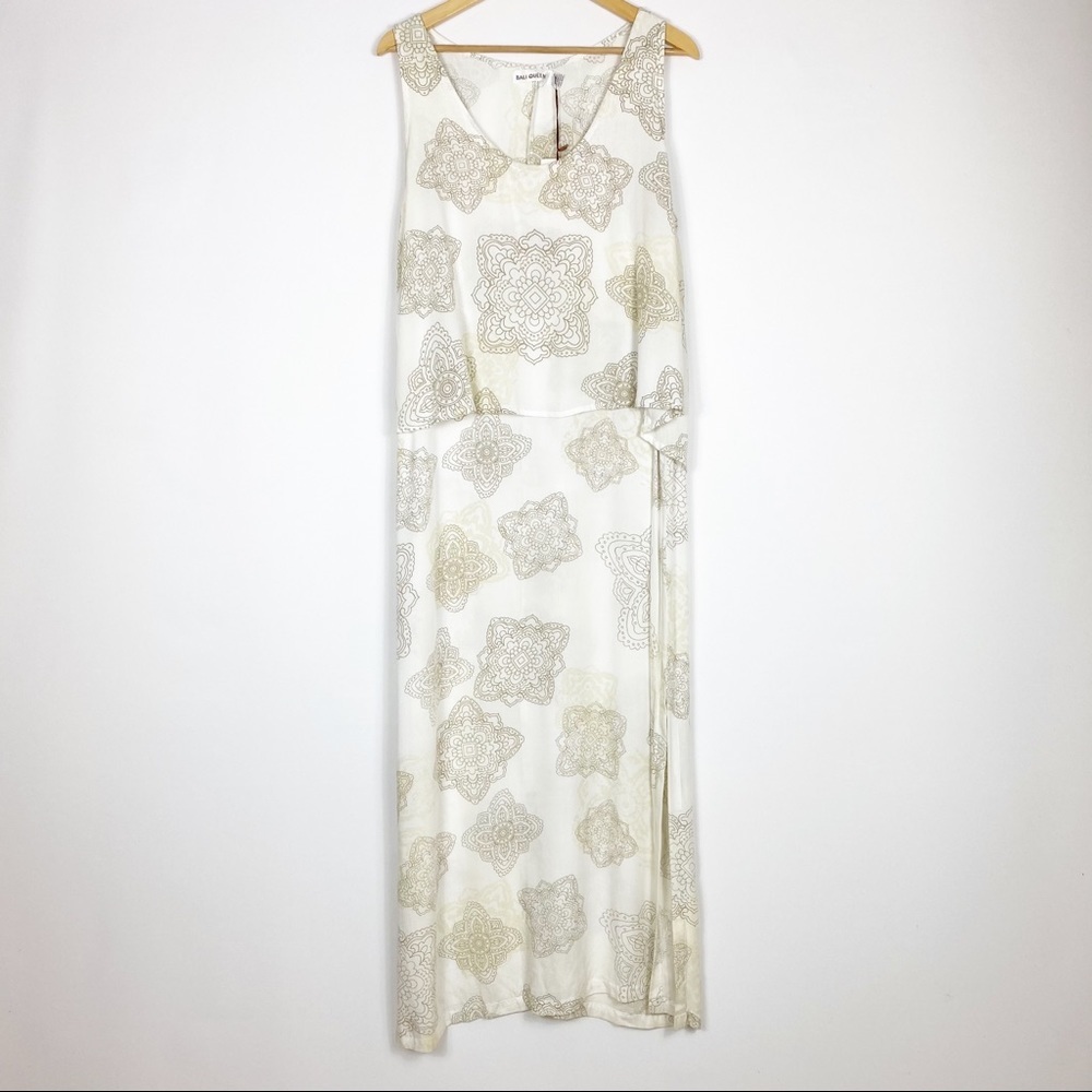 Bali Queen Sleeveless Maxi Dress Size Small/Medium